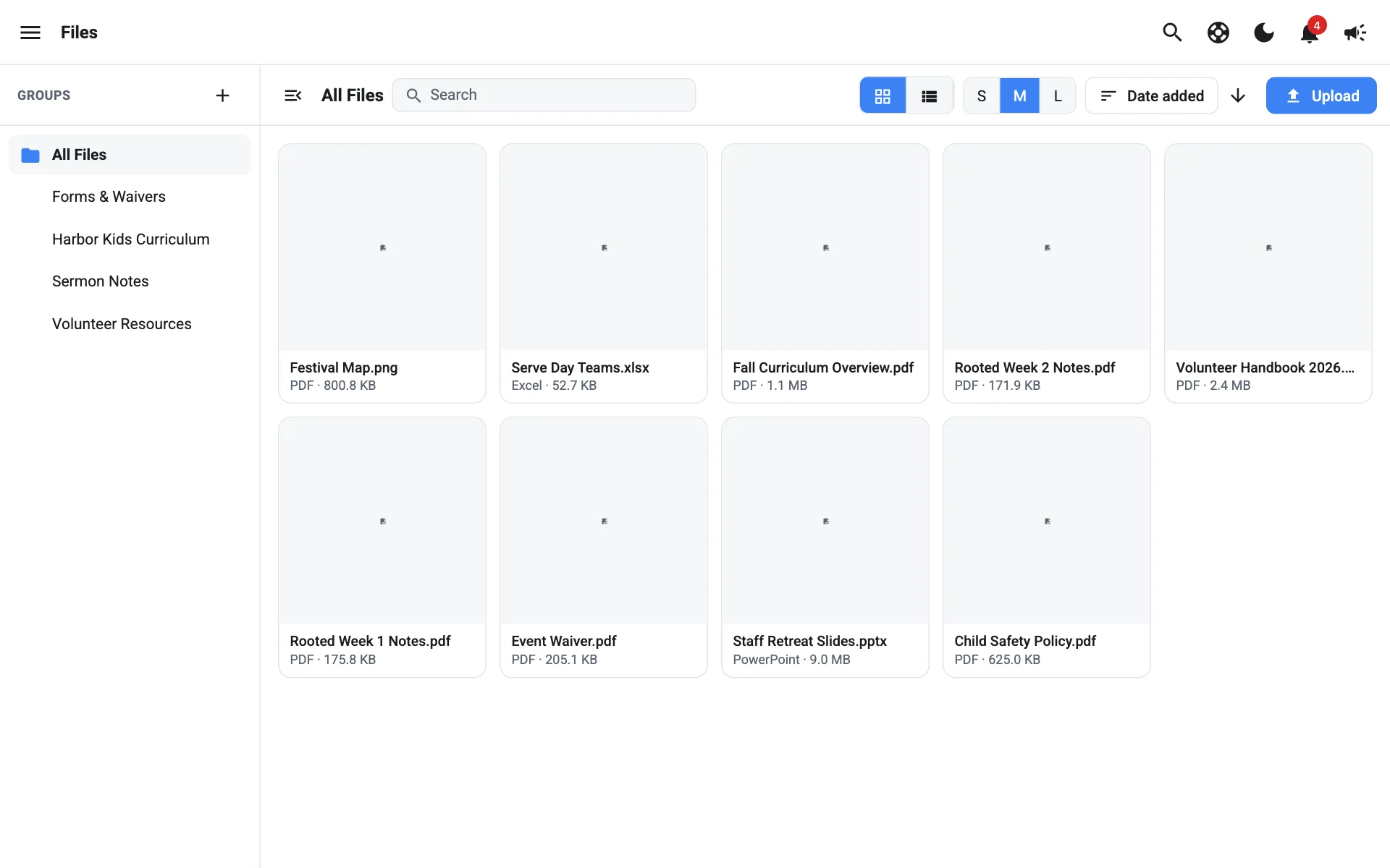 The Files library