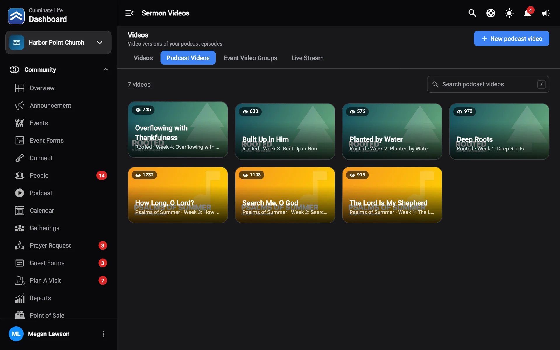 Podcast videos