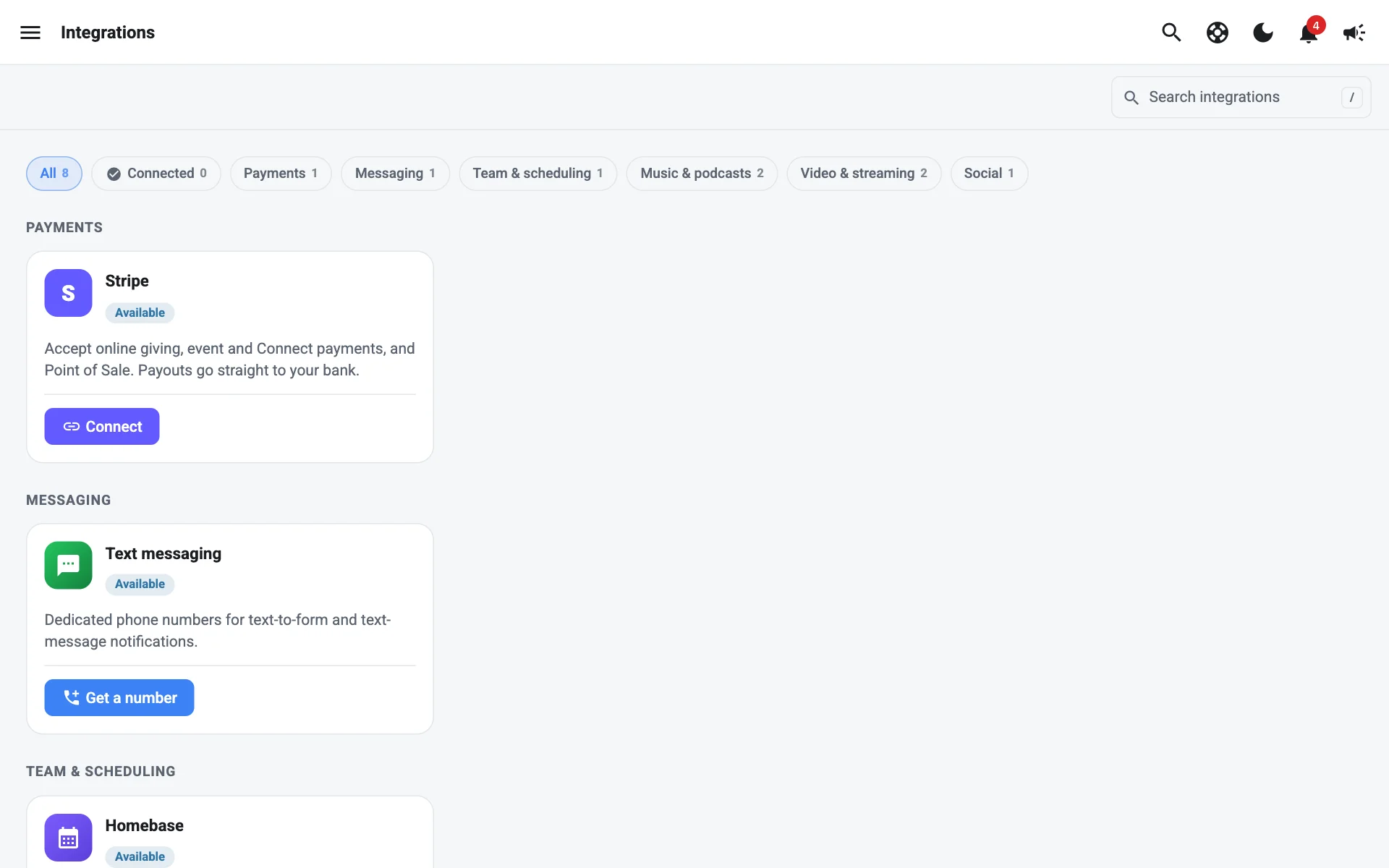 Integrations